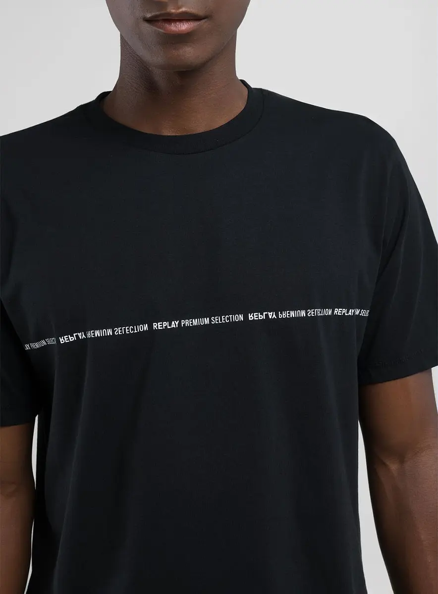 Camiseta Masculina Regular Define Preto Lcecci