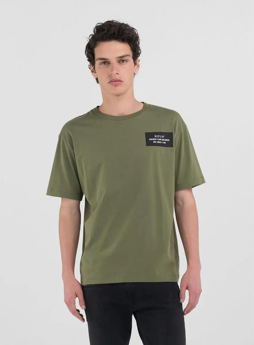 Camiseta Masculina Manga Curta Estampa Costas Preto Lcecci