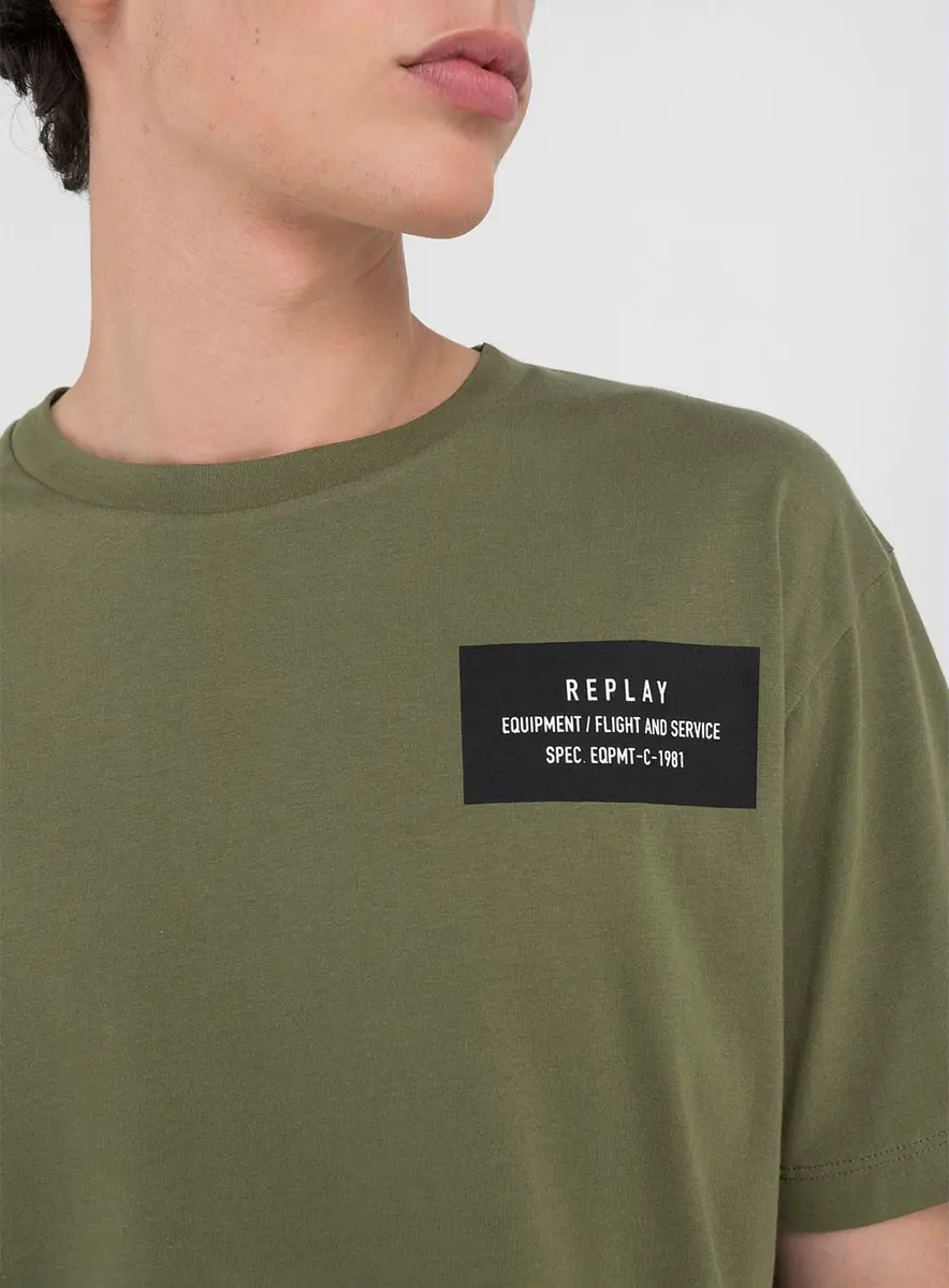 Camiseta Masculina Manga Curta Estampa Costas Preto Lcecci