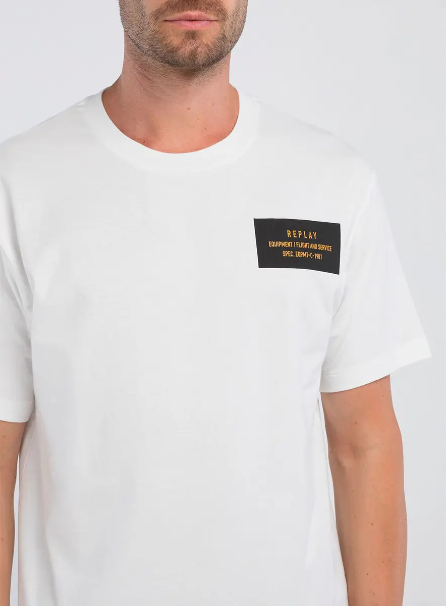 Camiseta Masculina Manga Curta Estampa Costas Preto Lcecci