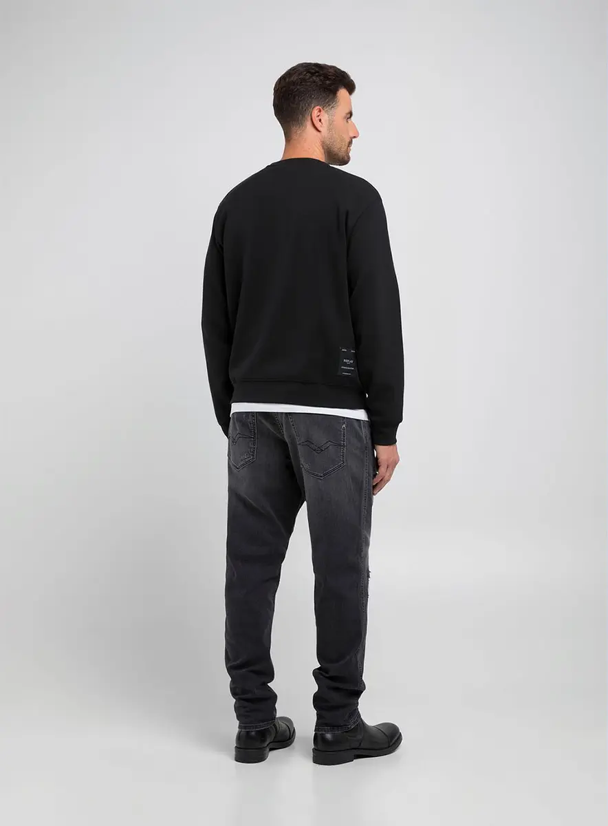 Blusão Moletom Masculino Replay Preto Lcecci