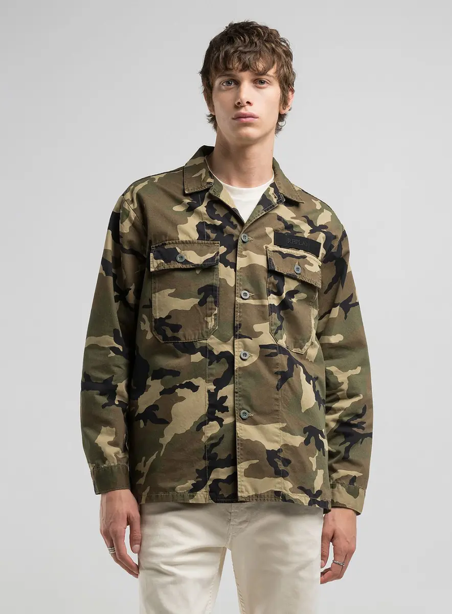Parka Camo Full Print Estampados Lcecci