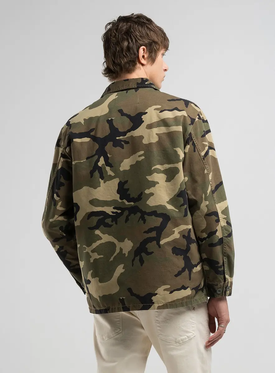 Parka Camo Full Print Estampados Lcecci