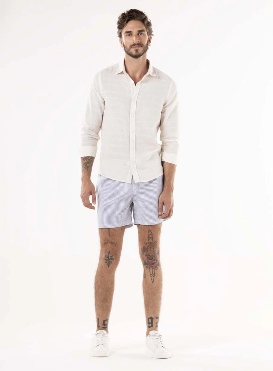 Beachshort Listrado Estampados Lcecci