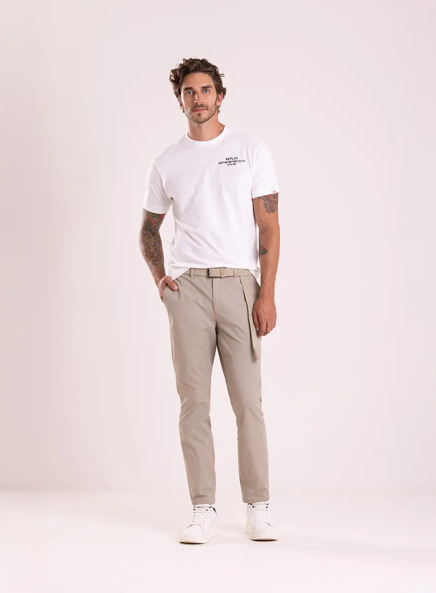 T-shirt Regular Estampa Frente E Costas Off Shell Lcecci