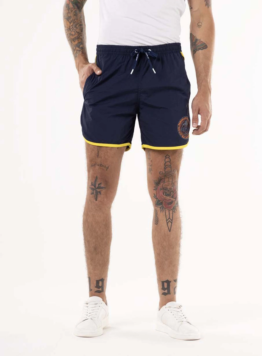 Beachshort Surf Viés Contraste Verde Biosphere Lcecci