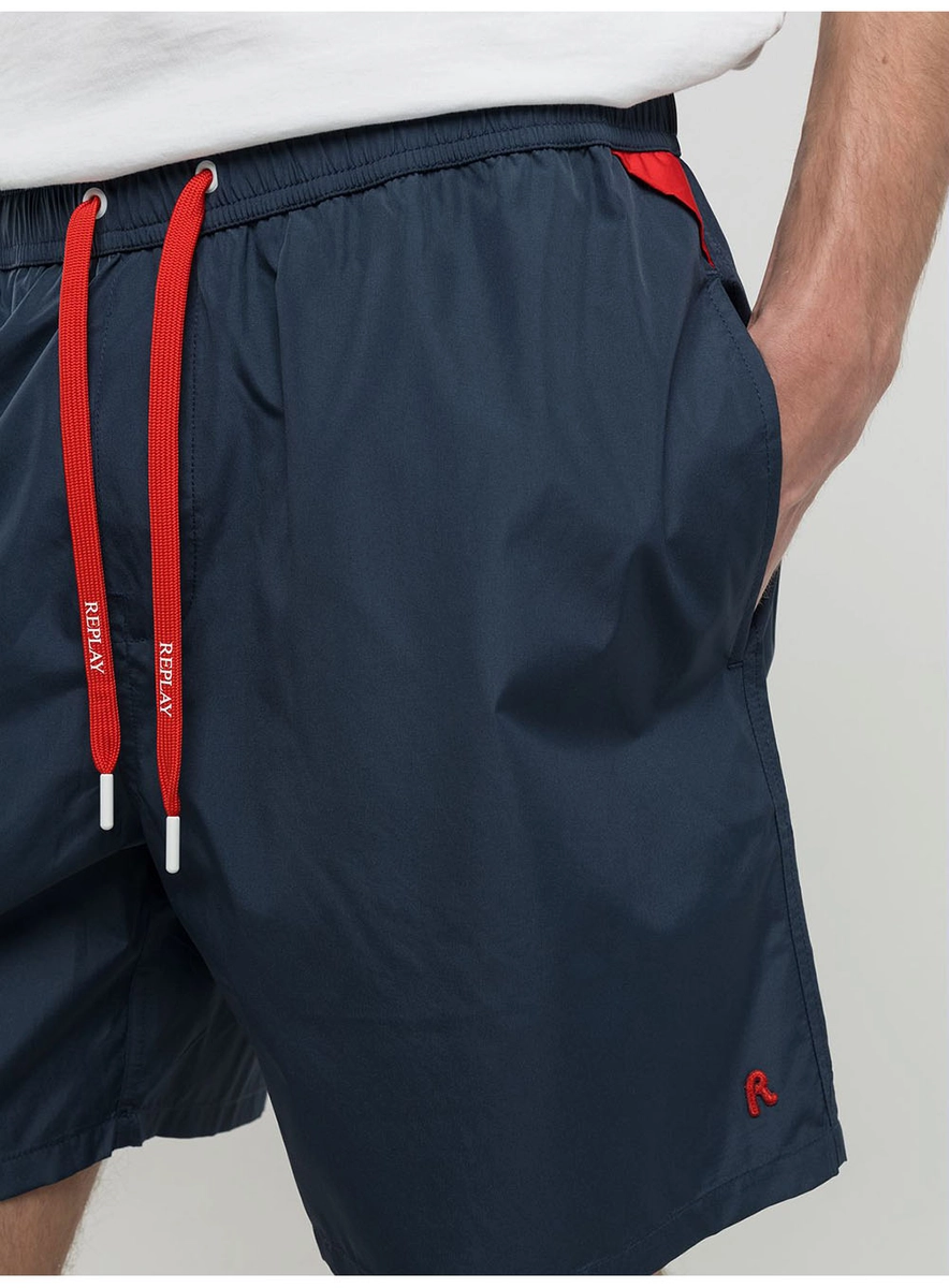 Beachshort Patch R Azul Pangera Lcecci
