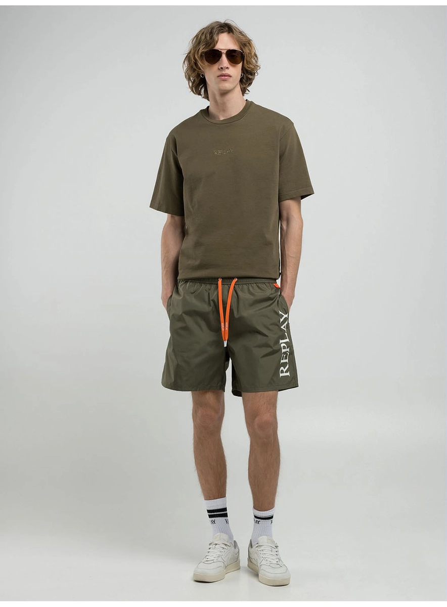 Beachshort Superlogo Amarelo Telephone Lcecci