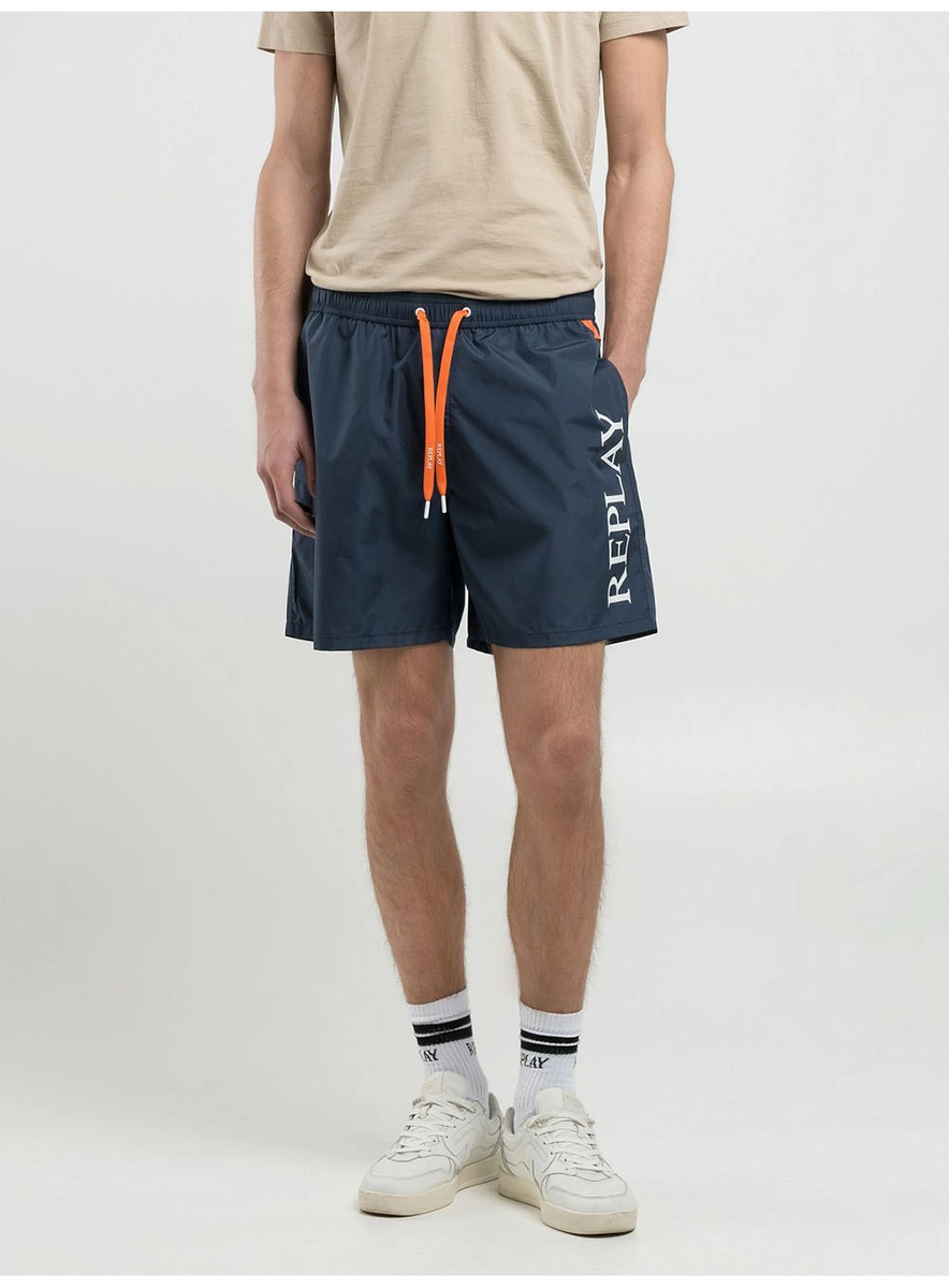 Beachshort Superlogo Amarelo Telephone Lcecci