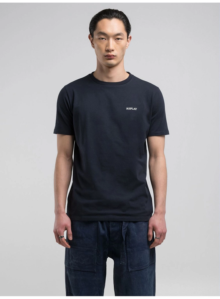 Camiseta Regular Slim Preto Replay