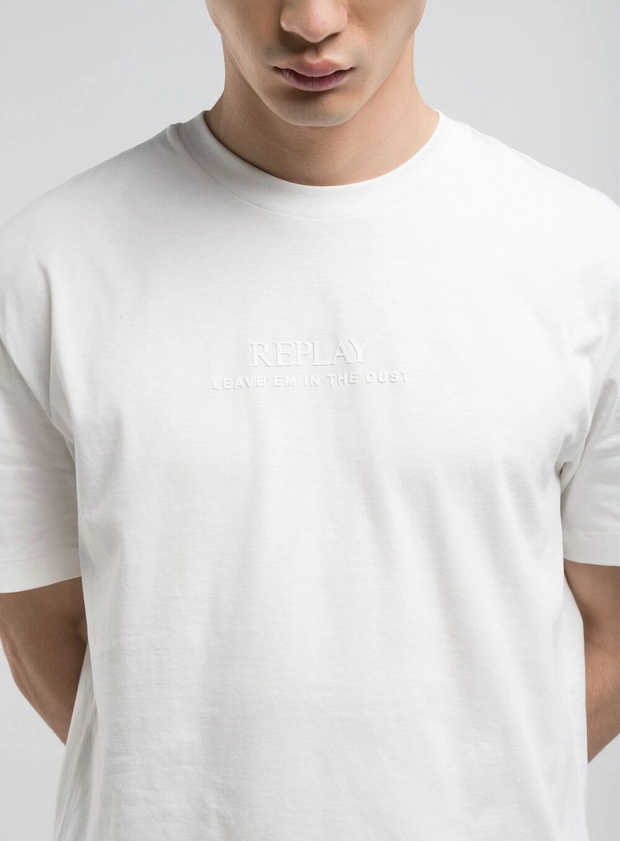 T-shirt Relaxed Estampada Frente E Costas Preto Lcecci