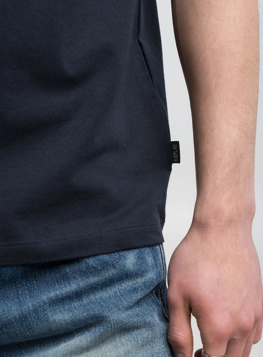 T-shirt Regular Slim Preto Lcecci