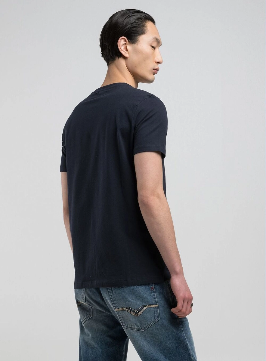 T-shirt Regular Slim Preto Lcecci