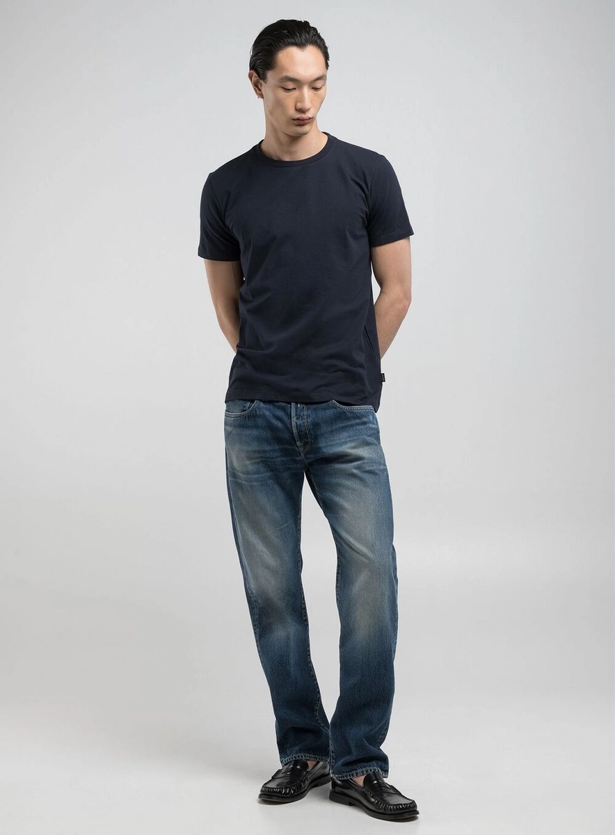 T-shirt Regular Slim Preto Lcecci