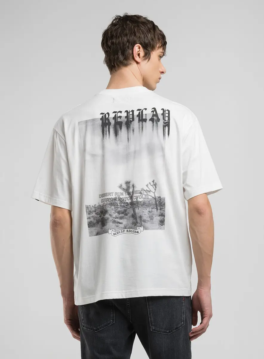 T-shirt Over Estampada Frente E Costas Off Shell Lcecci