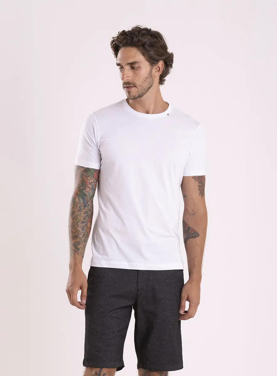 T-shirt Manga Raglan Malha Texturizada Off Shell Lcecci