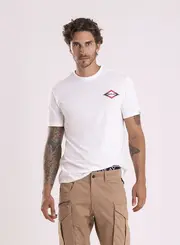 T-shirt Regular Manga Dobrada