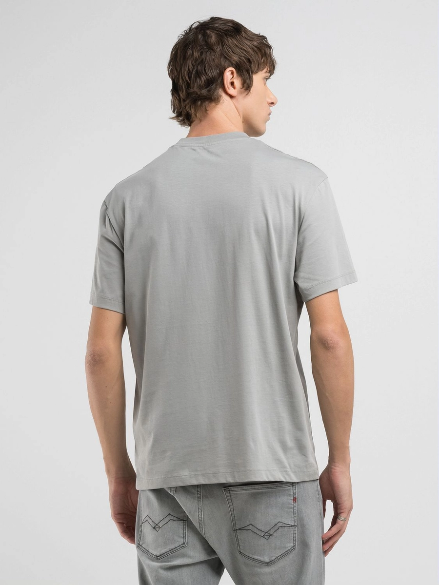 T-shirt Relaxed Estampa 3d Preto Lcecci