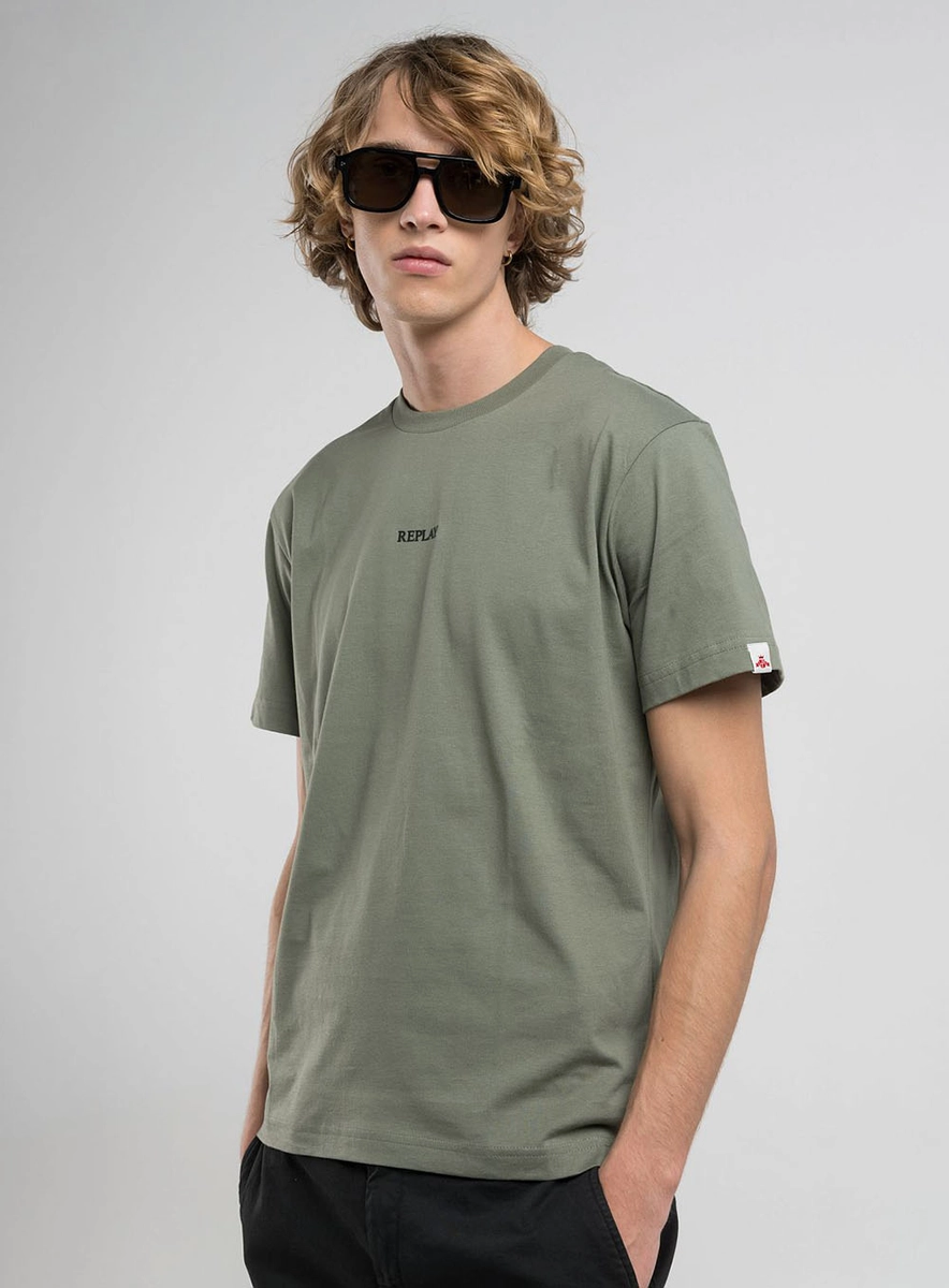 Camiseta Regular Verde Replay