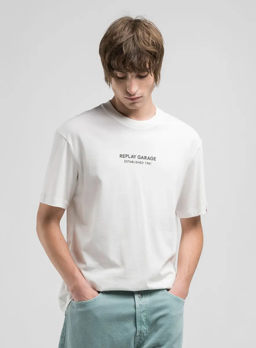T-shirt Relaxed Estampa Frente E Costas Off Shell Lcecci