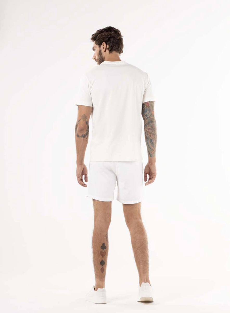 T-shirt Regular Com Bolso Off Shell Lcecci
