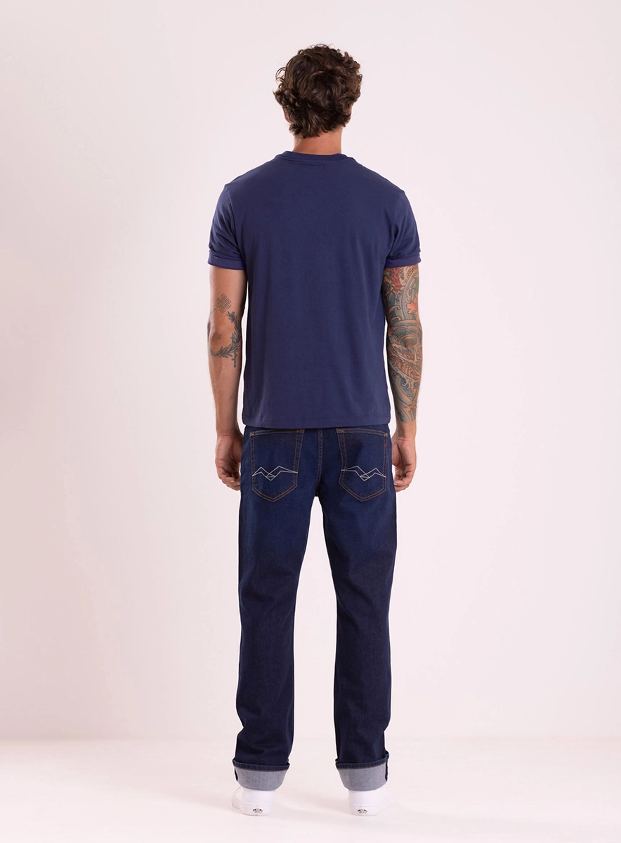 T-shirt Regular Azul Pangera Lcecci