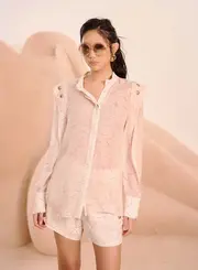 Camisa Feminina Estampada Basic Comfort