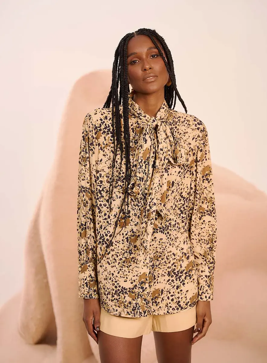 Camisa Laço Deserto Estampados Souisy