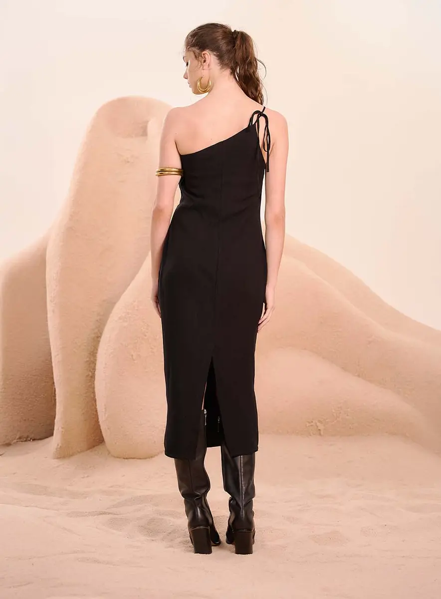 Vestido Sereno Noir Preto Souisy