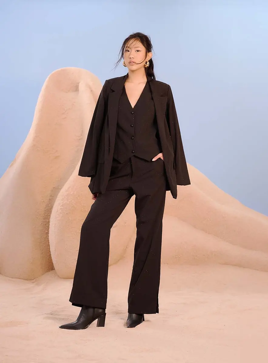 Blazer Isy Com Aplicação Preto Souisy