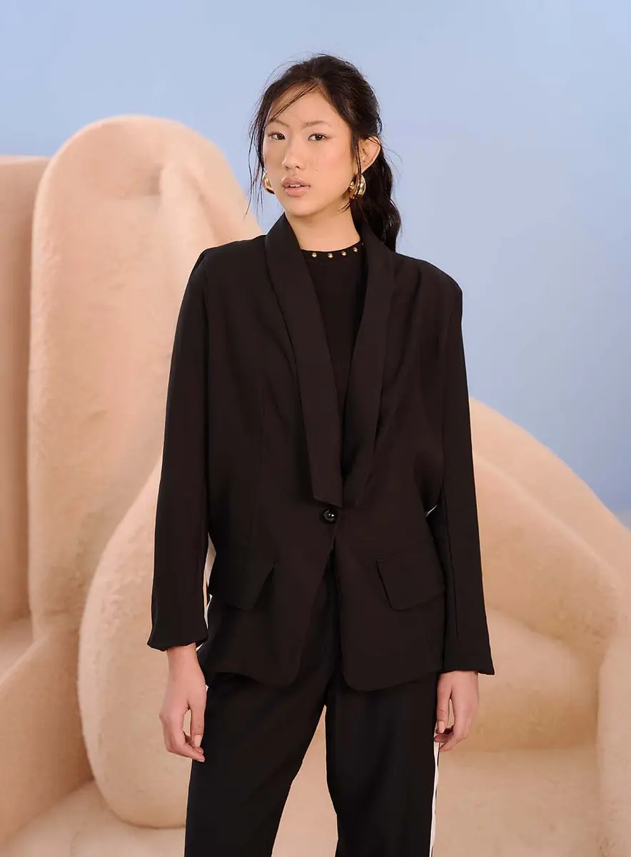 Blazer Notte Audácia Preto Souisy