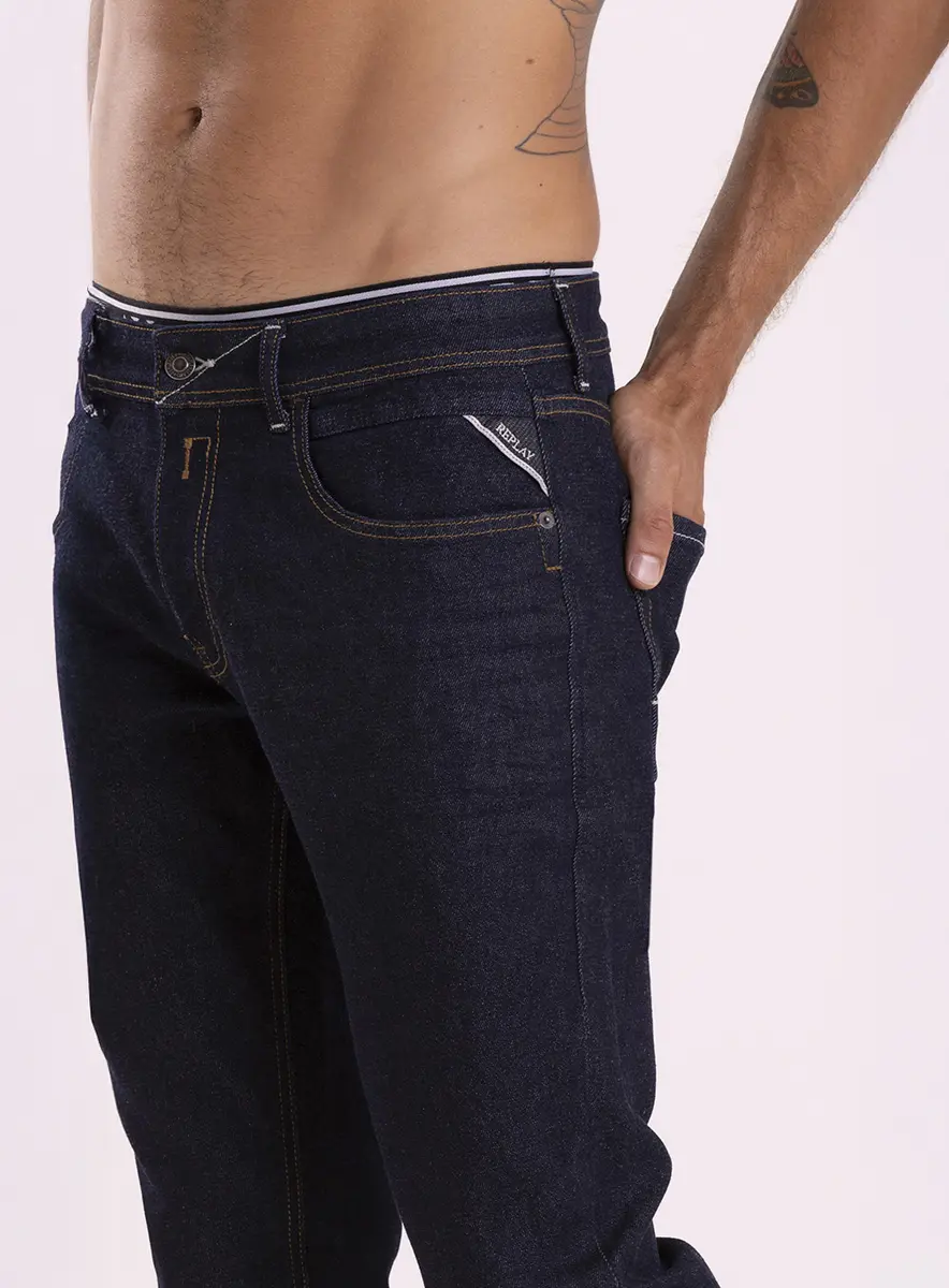 Calça Masculina Jeans - Rocco Comfort Índigo Lcecci