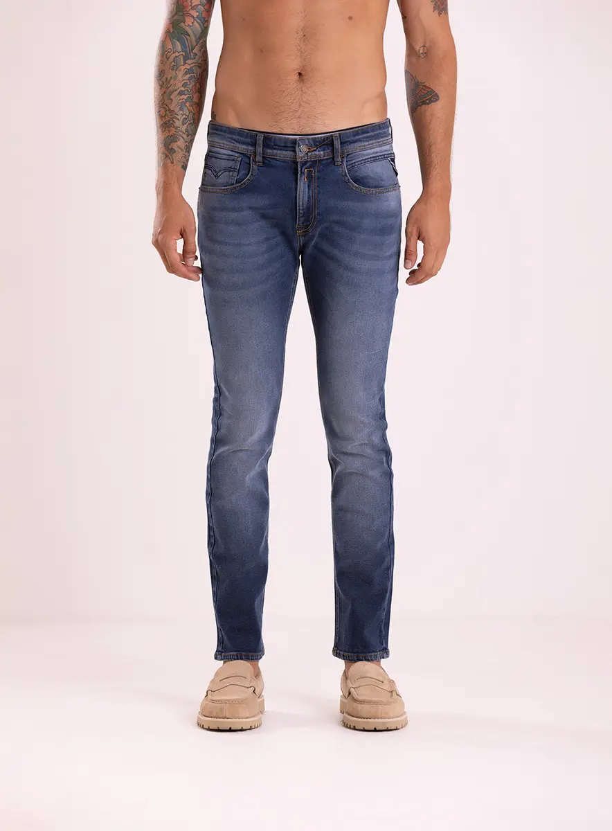Calça Masculina Jeans - Rocco Comfort Índigo Replay