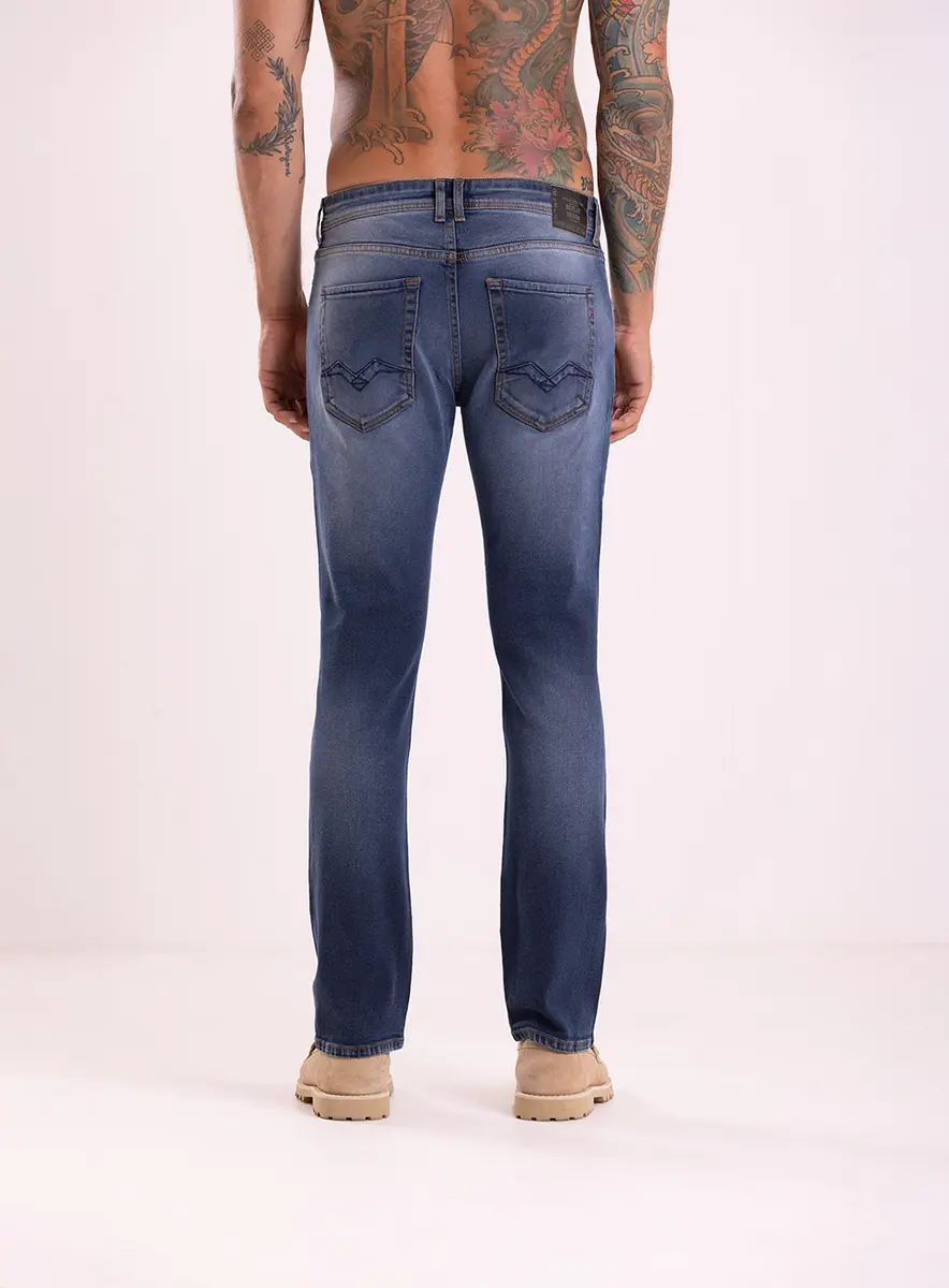 Calça Masculina Jeans - Rocco Comfort Índigo Replay