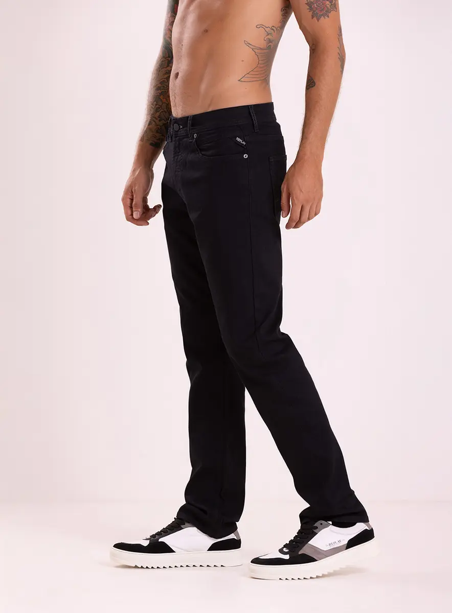 Calça The Obsidian Night Índigo Preto Replay