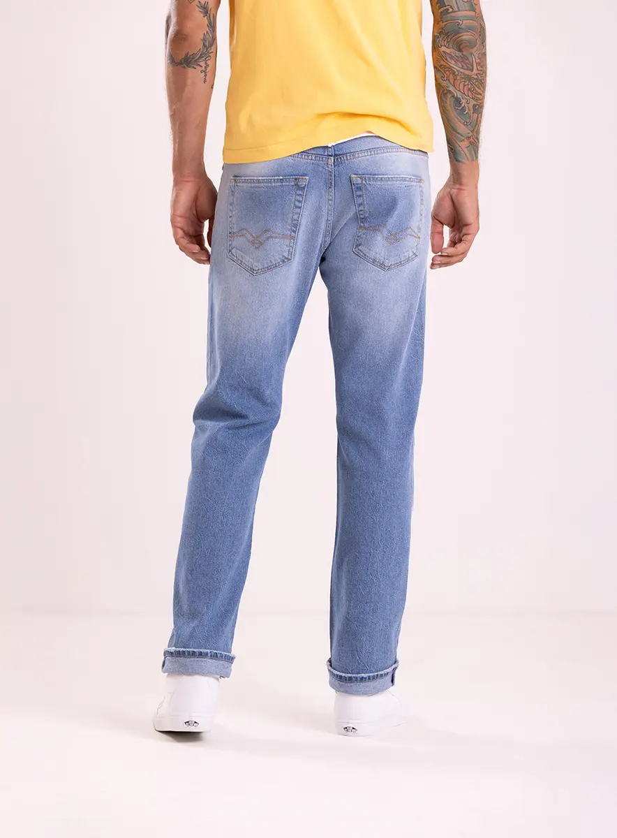 Calça The Skyward Blue Índigo Lcecci