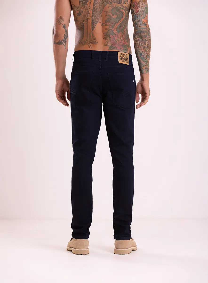 Calça Masculina Jeans Classic - Anbass Skinny Índigo Lcecci