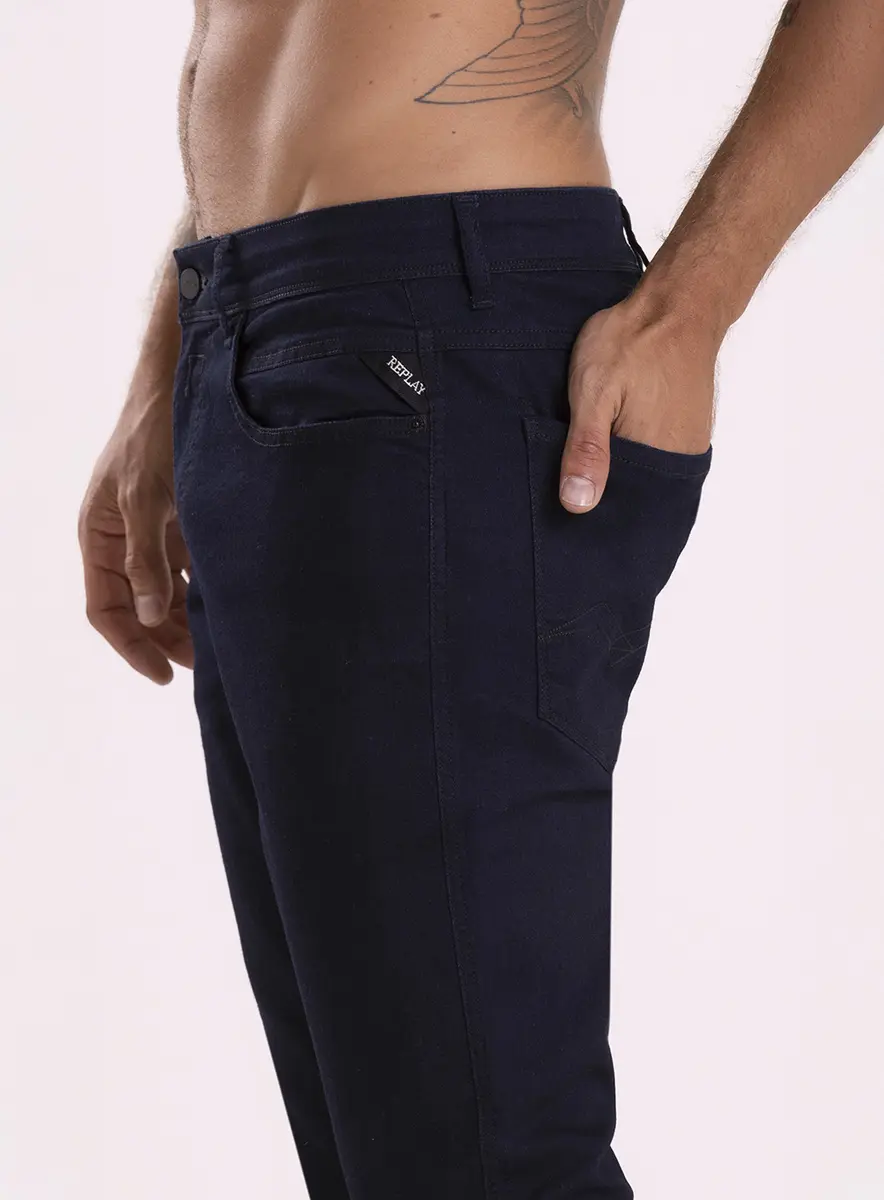 Calça Masculina Jeans Classic - Anbass Skinny Índigo Lcecci