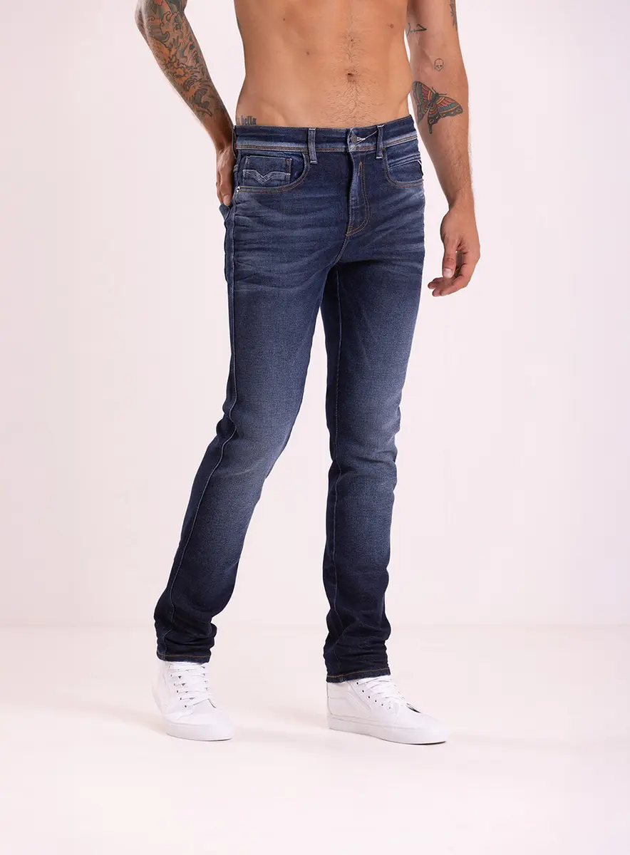 Calça Jeans Anbass Skinny Índigo Lcecci
