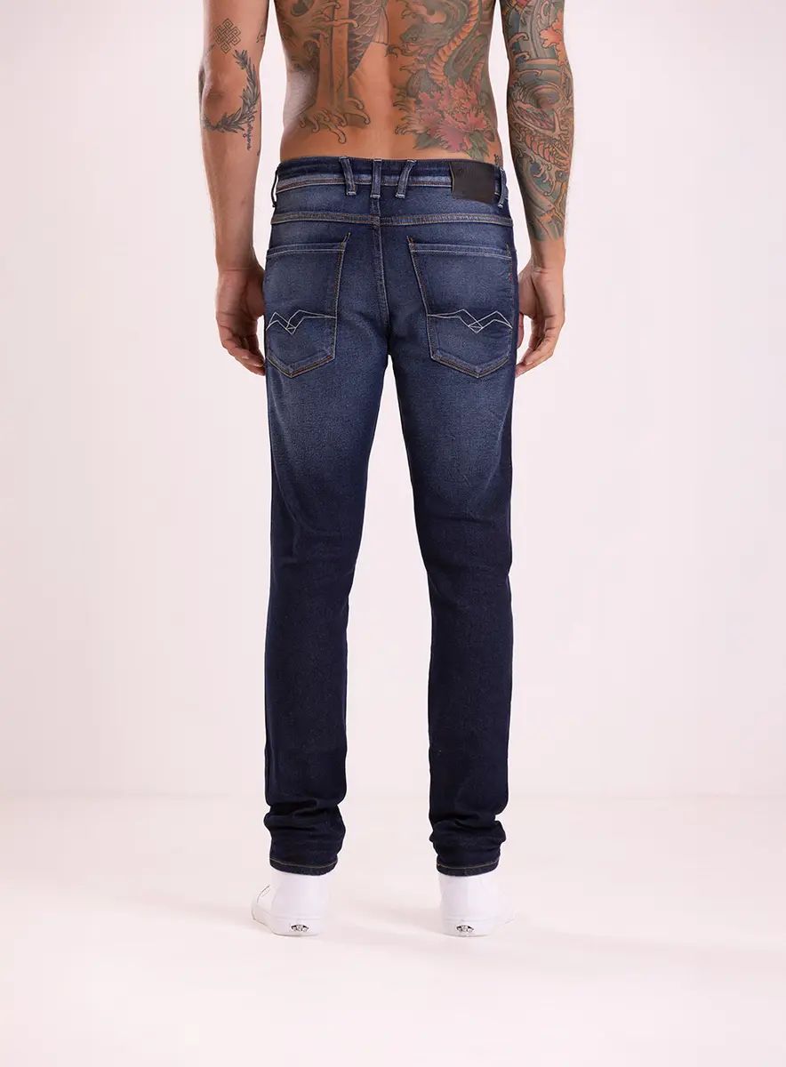 Calça Jeans Anbass Skinny Índigo Lcecci