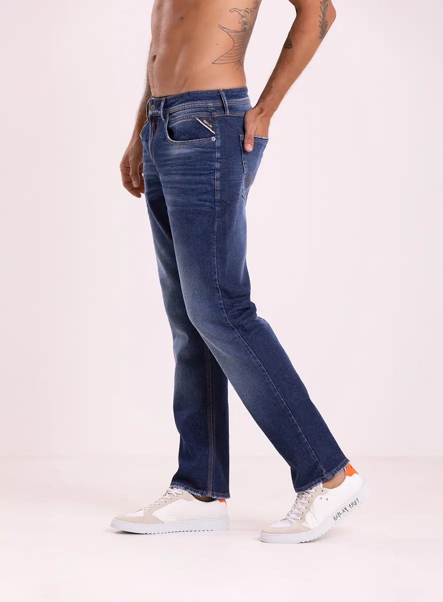 Calça Jeans Wilbi Regular Slim Índigo Lcecci