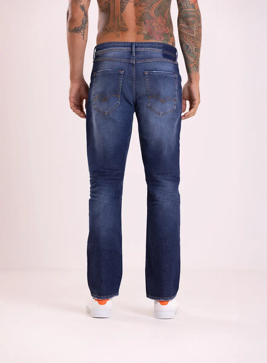 Calça Jeans Wilbi Regular Slim Índigo Lcecci