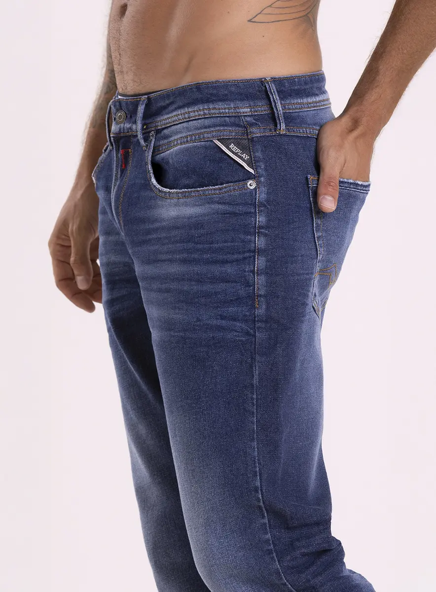 Calça Jeans Wilbi Regular Slim Índigo Lcecci