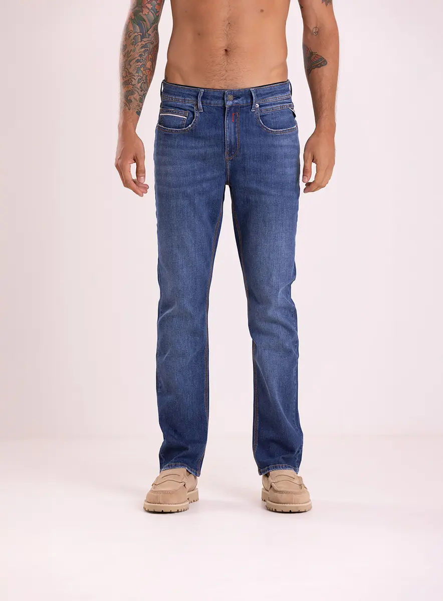 Calça Jeans Wilbi Regular Slim Índigo Lcecci