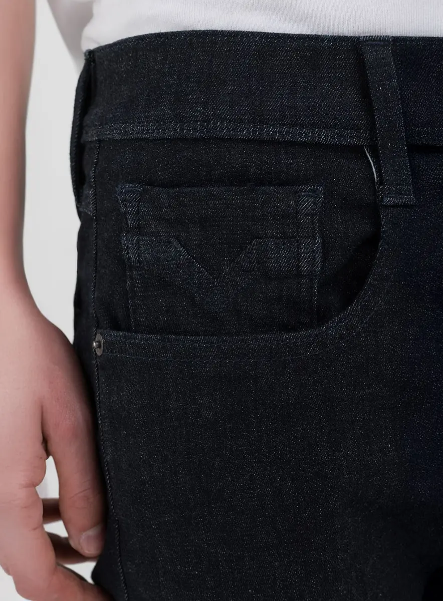 Calça Jeans Masculina Anbass Skinny Índigo Preto Lcecci