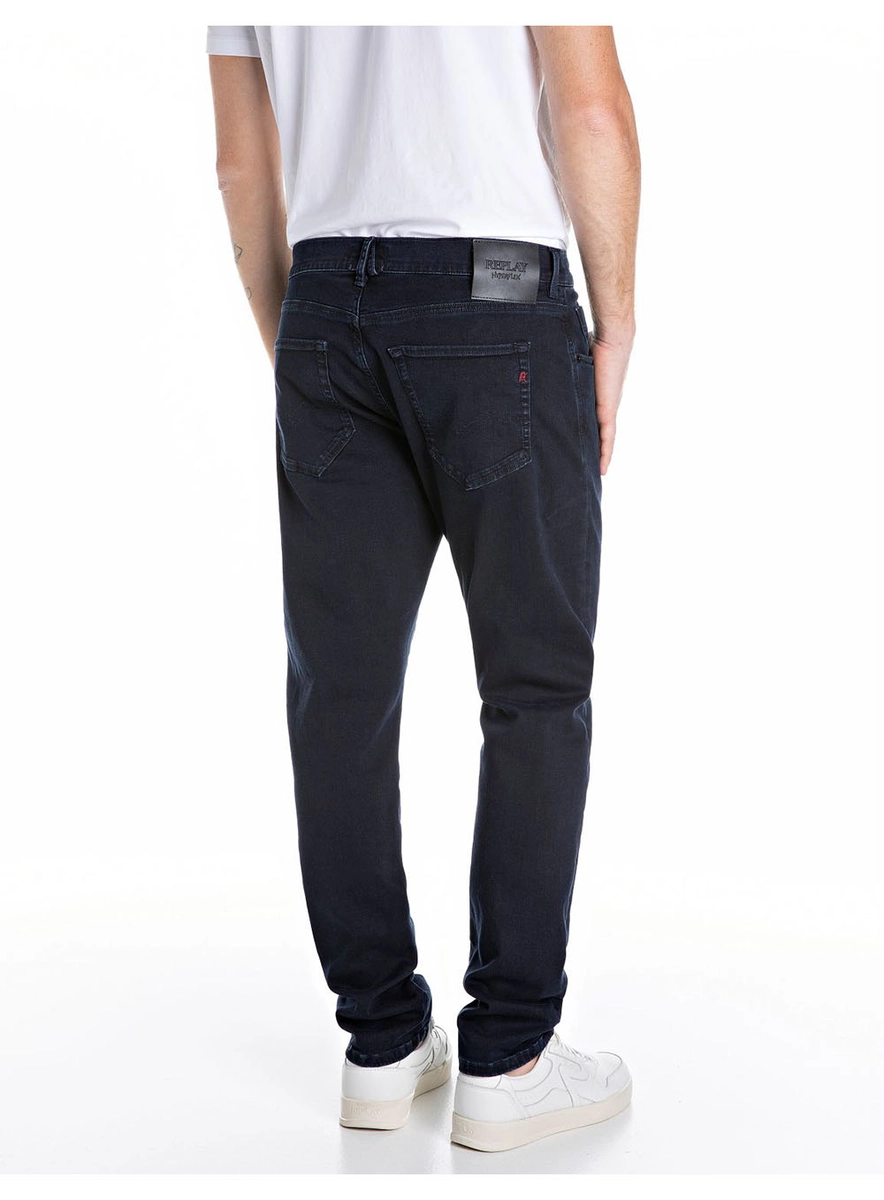 Calça Masculina Slim Tapered Dark Blue - Mickym Índigo Preto Médio Lcecci