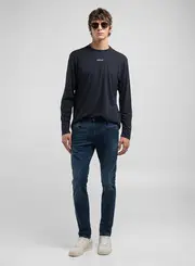 Calça Masculina Jeans Skinny - Anbass