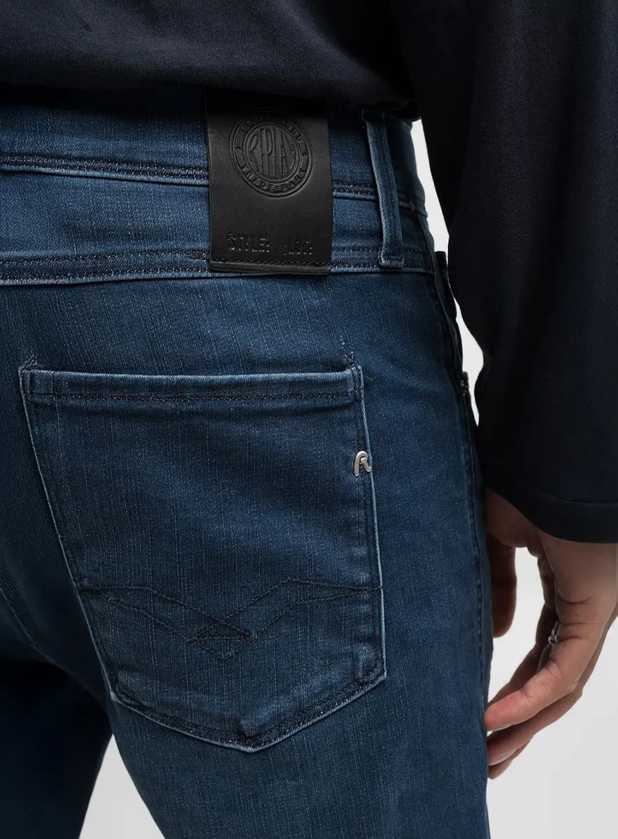 Calça Masculina Jeans Skinny - Anbass Índigo Lcecci