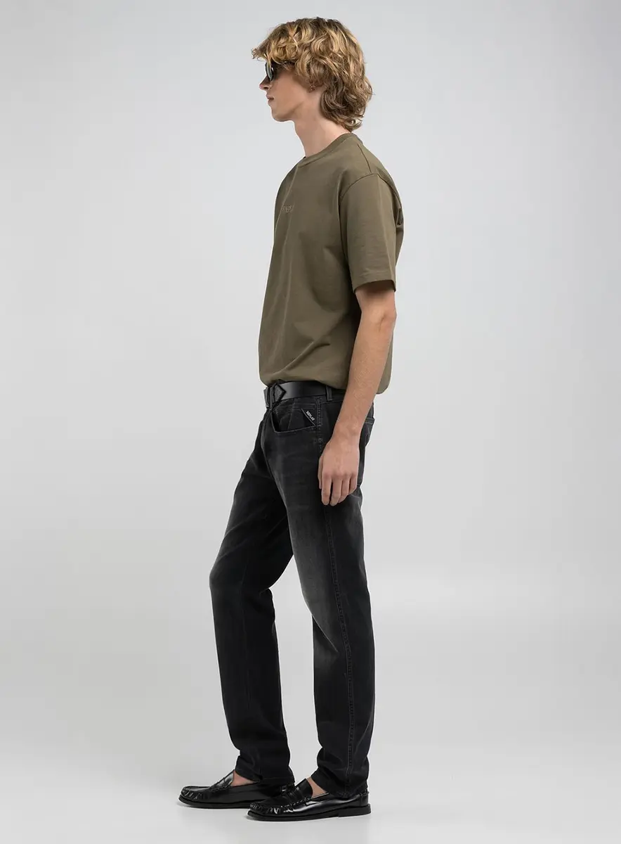 Calça Masculina Jeans Skinny - Anbass Índigo Preto Lcecci
