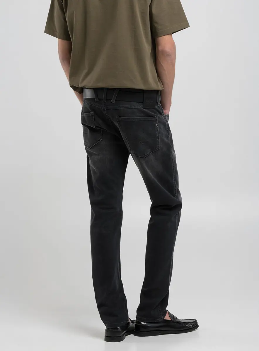 Calça Masculina Jeans Skinny - Anbass Índigo Preto Lcecci